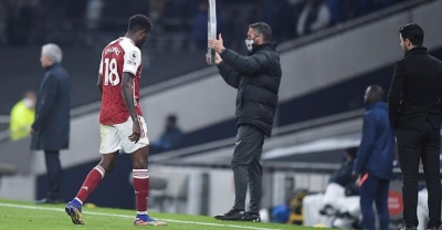 Partey set for MRI after aggravating injury in Tottenham loss