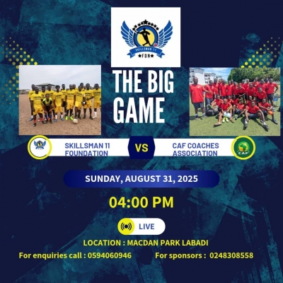 Skillsman XI To Play License D Coaches In ‘The Big Game’