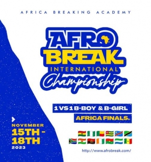 Afro Breaking International Competition on Saturday, November 18