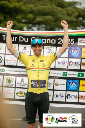 A Stunning Breakaway: Bastian Dieti Rises Above The Peloton To Win 2025 Tour Du Ghana Stage