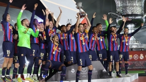 Xavi claims first trophy as Barcelona manager after beating Real Madrid in Spanish Super Cup final