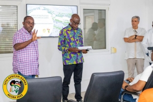 AU, ANOCA, and AASC expressed satisfaction with the progress of work after inspecting facilities ahead of the 13th African Games, Accra 2023
