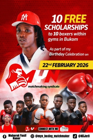 Exclusive: International Boxing Matchmaker, Mubarak Yusif Nanor Pledges Ten School Scholarships To Underprivileged Children