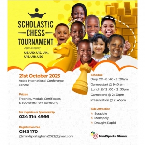 Scholastic Chess Tournament at AICC on October 21