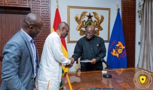 Mohammed Polo explains why he presented five-year football development plan to President Akufo-Addo